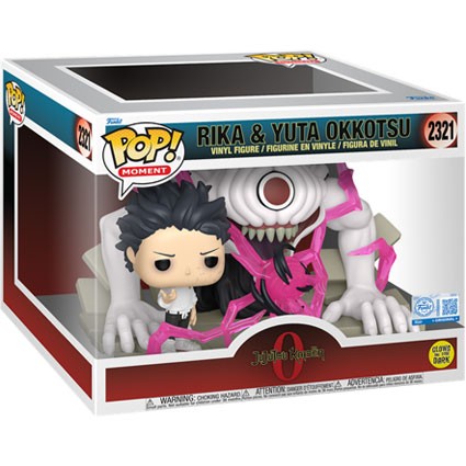 Figurine Funko Pop Moments Phosphoreszierend Jujutsu Kaisen 0 Rika und Yuta Okkotsu Limitierte Auflage Boutique Geneve Suisse