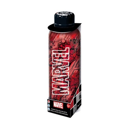 Figur Stor Marvel Trinkflasche Metal Marvel Pattern Geneva Store Switzerland