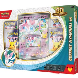 Figurine Pokémon Company International Pokémon Celebration ex Box Nymphali 30. Geburtstag Französische Version Boutique Genev...
