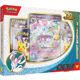 Figurine Pokémon Company International Pokémon Celebration ex Box Nymphali 30. Geburtstag Französische Version Boutique Genev...