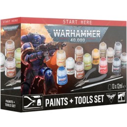 Figur Games Workshop Warhammer 40.000 Space Marines Intercessors Farben und Werkzeugset Geneva Store Switzerland