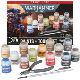 Figurine Games Workshop Warhammer 40.000 Space Marines Intercessors Farben und Werkzeugset Boutique Geneve Suisse