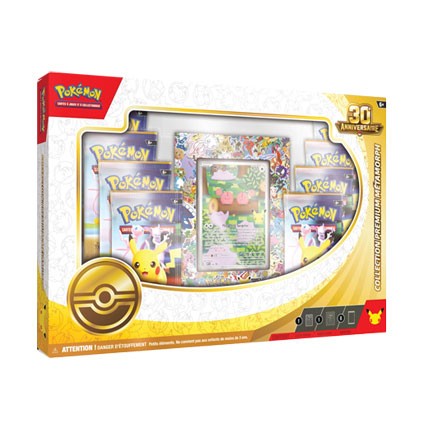 Figurine Pokémon Company International Pokémon Celebration Métamorph Premium Collection 30. Geburtstag Französische Version B...