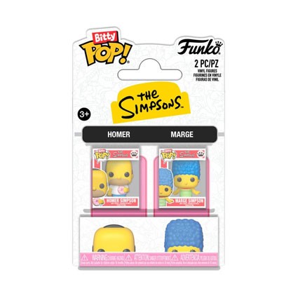 Figurine Funko Pop Bitty Simpsons Homer und Marge 2-Pack Boutique Geneve Suisse