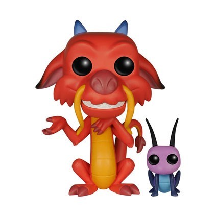 Figurine Funko Pop Disney Mulan Mushu et Cricket (Rare) Boutique Geneve Suisse