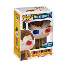 Figurine Funko Pop Dr. Who 10e Docteur Lunettes 3D Edition Limitée Boutique Geneve Suisse