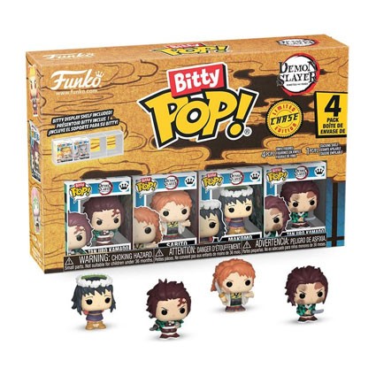 Figuren Funko Pop Bitty Pop Bitty Demon Slayer Kimetsu no Yaiba Tanjiro 4-Pack Genf Shop Schweiz