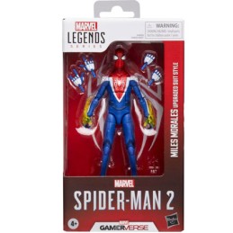 Figurine Hasbro Spider-Man 2 Marvel Legends Gamerverse Miles Morales Upgraded Suit Style Boutique Geneve Suisse