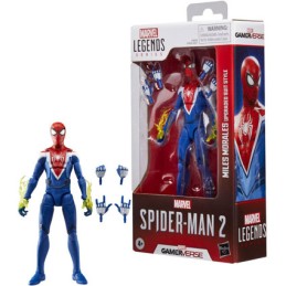 Figurine Hasbro Spider-Man 2 Marvel Legends Gamerverse Miles Morales Upgraded Suit Style Boutique Geneve Suisse