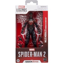 Figurine Hasbro Spider-Man 2 Marvel Legends Gamerverse Miles Morales Brooklyn 2099 Suit Boutique Geneve Suisse