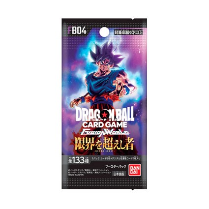 Figurine Bandai JP Dragon Ball Fusion World FB04 Booster Pack Version Japonaise Boutique Geneve Suisse