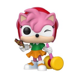 Figurine Funko Pop Sonic The Hedgehog Amy Rose with Piko Hammer Chase Edition Limitée Boutique Geneve Suisse