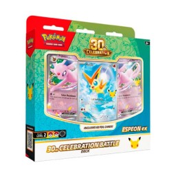 Figurine Pokémon Company International Précommande EN Espeon Pokémon Celebration Battle Deck 30ème Anniversaire Version Angla...