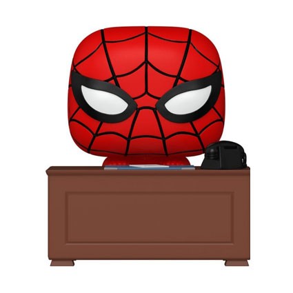 Figurine Funko Pop Marvel Meme Spider Man with Desk Boutique Geneve Suisse