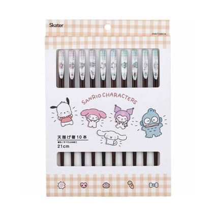 Sanrio 10 Essstäbchen Pack Characters