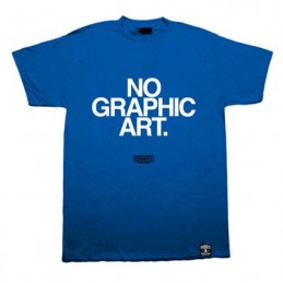 No Graphic Art Bleu