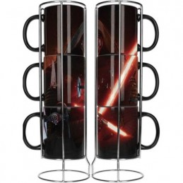 Figurine SD Toys 3 Tasse Star Wars Kylo Ren Empilables Boutique Geneve Suisse