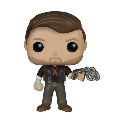 Figurine Funko BOITE ENDOMMAGÉE Pop Games Bioshock Booker Dewitt with Skyhook (Rare) Boutique Geneve Suisse