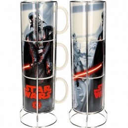 3 Star Wars Vader And Stormtroopers Mug Stackable 