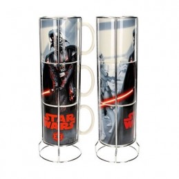 Figurine SD Toys 3 Tasse Star Wars Empilables Vader et Stormtroopers Boutique Geneve Suisse