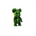 Figur Qee mini Bear Metallic Vert (No box) Toy2R Geneva Store Switzerland