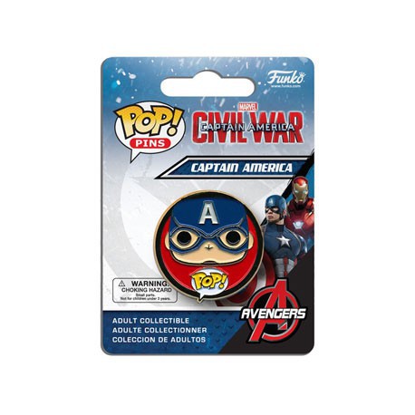 Figurine Funko Pop Pins Captain America Funko Boutique Geneve Suisse