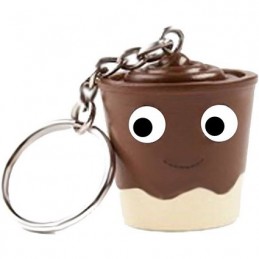 Porte-clés Yummy World Pudding Cup Chocolate par Kidrobot