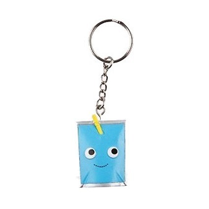 Figurine Kidrobot Porte-clés Yummy World Blue Juice Box par Kidrobot Boutique Geneve Suisse